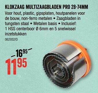 HandyHome Klokzaag multizaagbladen pro aanbieding