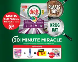 Kruidvat Dreft Platinum Miracle aanbieding