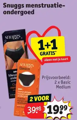 Kruidvat Snuggs menstruatie-ondergoed aanbieding
