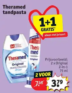 Kruidvat Theramed tandpasta aanbieding