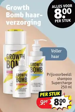 Kruidvat Growth Bomb haar-verzorging aanbieding