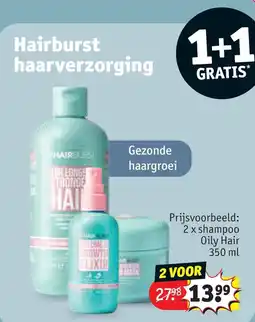 Kruidvat Hairburst haarverzorging aanbieding