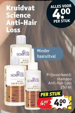 Kruidvat Kruidvat Science Anti-Hair Loss aanbieding
