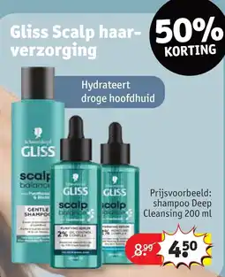 Kruidvat Gliss scalp haarverzorging aanbieding