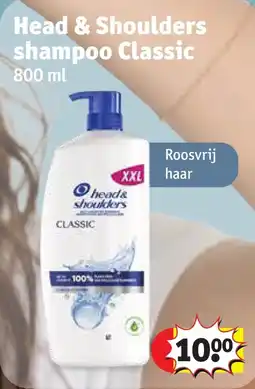 Kruidvat Head & Shoulders shampoo Classic aanbieding
