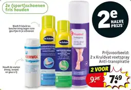 Kruidvat Kruidvat voetspray anti-transpiratie aanbieding