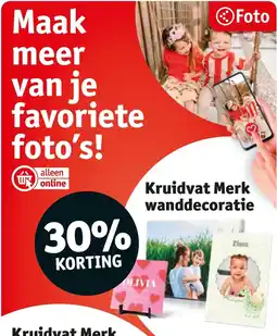 Kruidvat Kruidvat Merk wanddecoratie aanbieding
