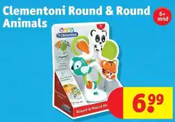 Kruidvat Clementoni round & round animals aanbieding