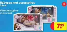 Kruidvat Babypop met accessoires aanbieding