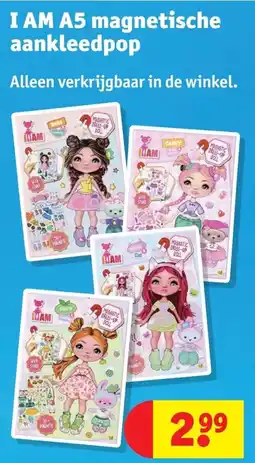 Kruidvat I am a5 magnetische aankleedpop aanbieding