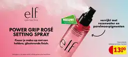 Kruidvat Power grip rosé setting spray aanbieding