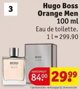 Kruidvat Hugo Boss Orange Men aanbieding