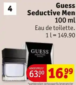Kruidvat Guess Seductive Men aanbieding