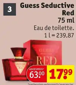 Kruidvat Guess Seductive Red aanbieding