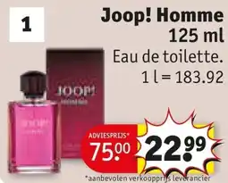 Kruidvat Joop! Homme aanbieding