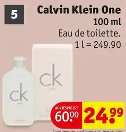 Kruidvat Calvin Klein One aanbieding