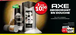 Kruidvat axe deodorant en douche aanbieding