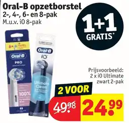 Kruidvat Oral-B opzetborstel aanbieding
