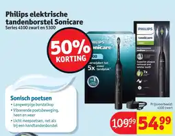 Kruidvat Philips elektrische tandenborstel Sonicare aanbieding