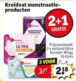 Kruidvat Kruidvat menstruatie-producten aanbieding