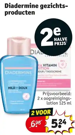 Kruidvat Diadermine gezichtsproducten aanbieding