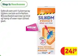Kruidvat Silikom protect spray anti-poux aanbieding