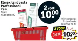 Kruidvat Elmex tandpasta Professional aanbieding