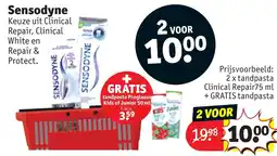 Kruidvat Sensodyne tandpasta aanbieding