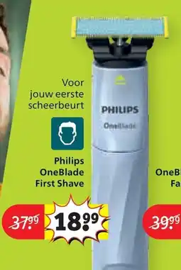 Kruidvat Philips OneBlade First Shave aanbieding