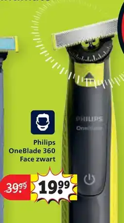 Kruidvat Philips OneBlade 360 Face aanbieding