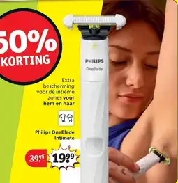Kruidvat Philips OneBlade Intimate aanbieding