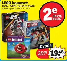 Kruidvat LEGO bouwset aanbieding