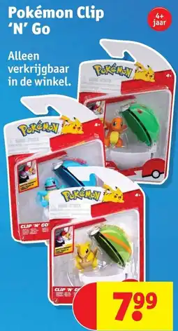 Kruidvat Pokemon clip 'n' go aanbieding