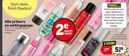 Kruidvat Alle primers en settingsprays aanbieding