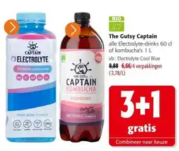 Colruyt The Gutsy Captain alle Electrolyte-drinks en kombucha's aanbieding
