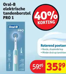 Kruidvat Oral-b elektrische tandenborstel pro 1 aanbieding