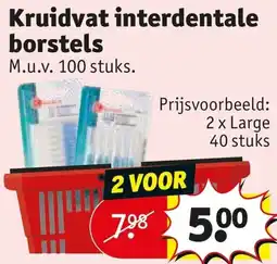 Kruidvat Kruidvat interdentale borstels aanbieding