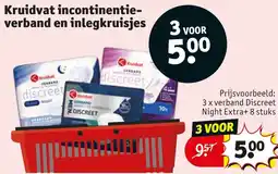 Kruidvat Kruidvat incontinentie-verband en inlegkruisjes aanbieding