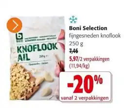 Colruyt Boni Selection knoflook aanbieding