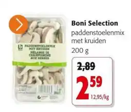 Colruyt Boni Selection paddenstoelenmix met kruiden aanbieding
