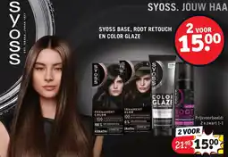 Kruidvat syoss base, root retouch en color glaze aanbieding