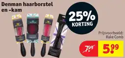 Kruidvat Denman haarborstel en -kam aanbieding