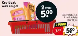 Kruidvat Kruidvat wax en gel aanbieding