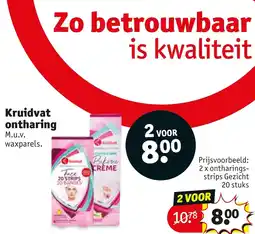 Kruidvat Kruidvat ontharing aanbieding