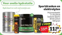 Kruidvat Sportdranken en elektrolyten aanbieding
