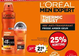 Kruidvat L'oreal men expert thermic resist aanbieding