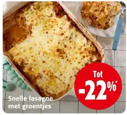 Colruyt Snelle lasagne met groentjes aanbieding