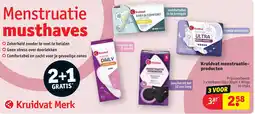 Kruidvat Kruidvat menstruatie-producten aanbieding