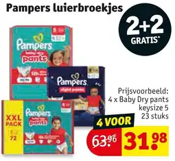 Kruidvat Pampers luierbroekjes aanbieding