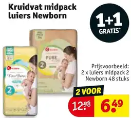 Kruidvat Kruidvat midpack luiers Newborn aanbieding